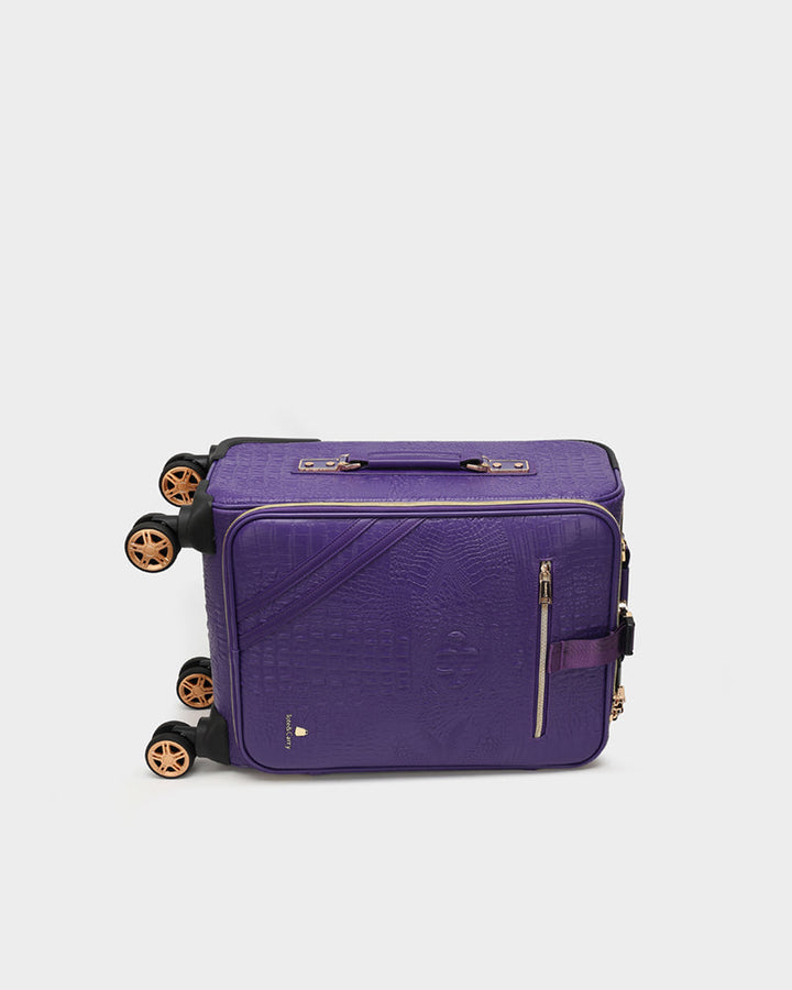 Apollo 2 Suitcase 2 Piece Set in Purple