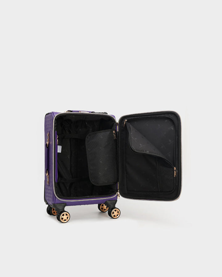 Apollo 2 Suitcase 2 Piece Set in Purple