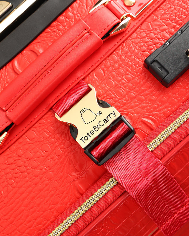 Apollo 2 Suitcase 2 Piece Set in Red