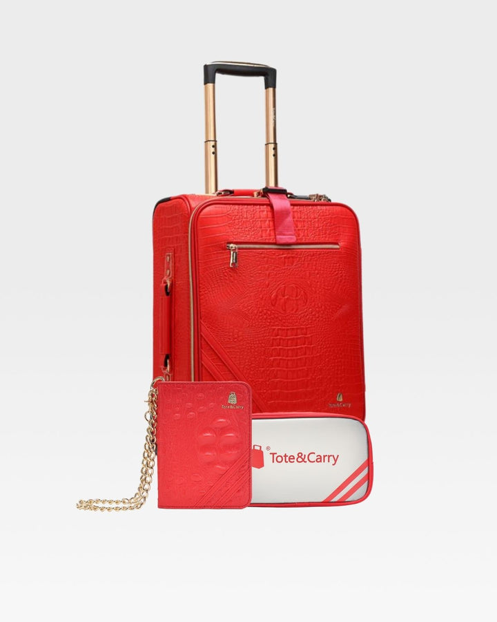 Statement Carry-On Kit in Red