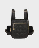 Statement Chest Bag in Black