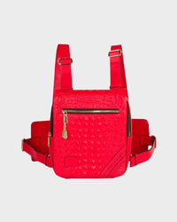 Statement Chest Bag in Red