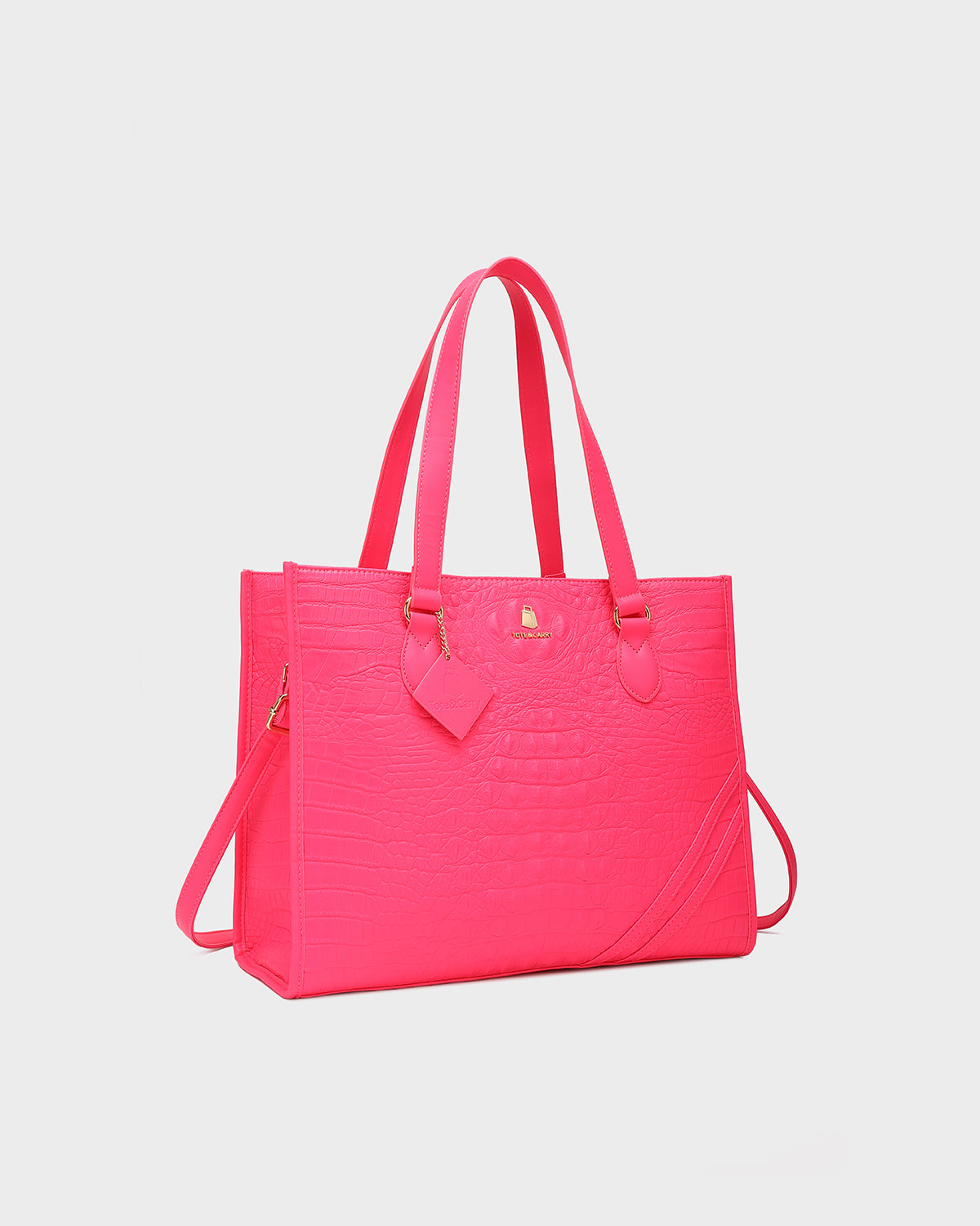 Statement City Bag in Neon Pink