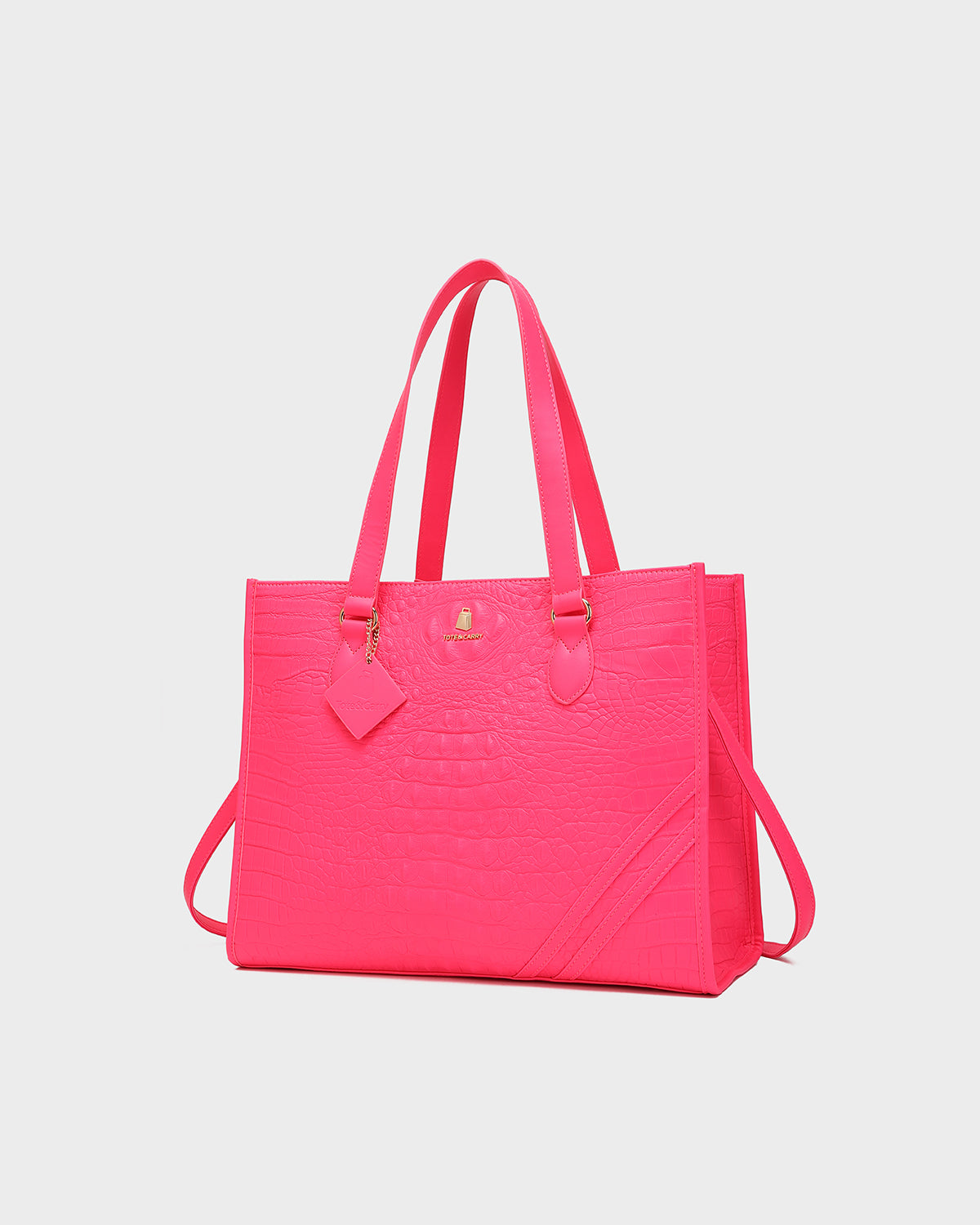 Statement City Bag in Neon Pink
