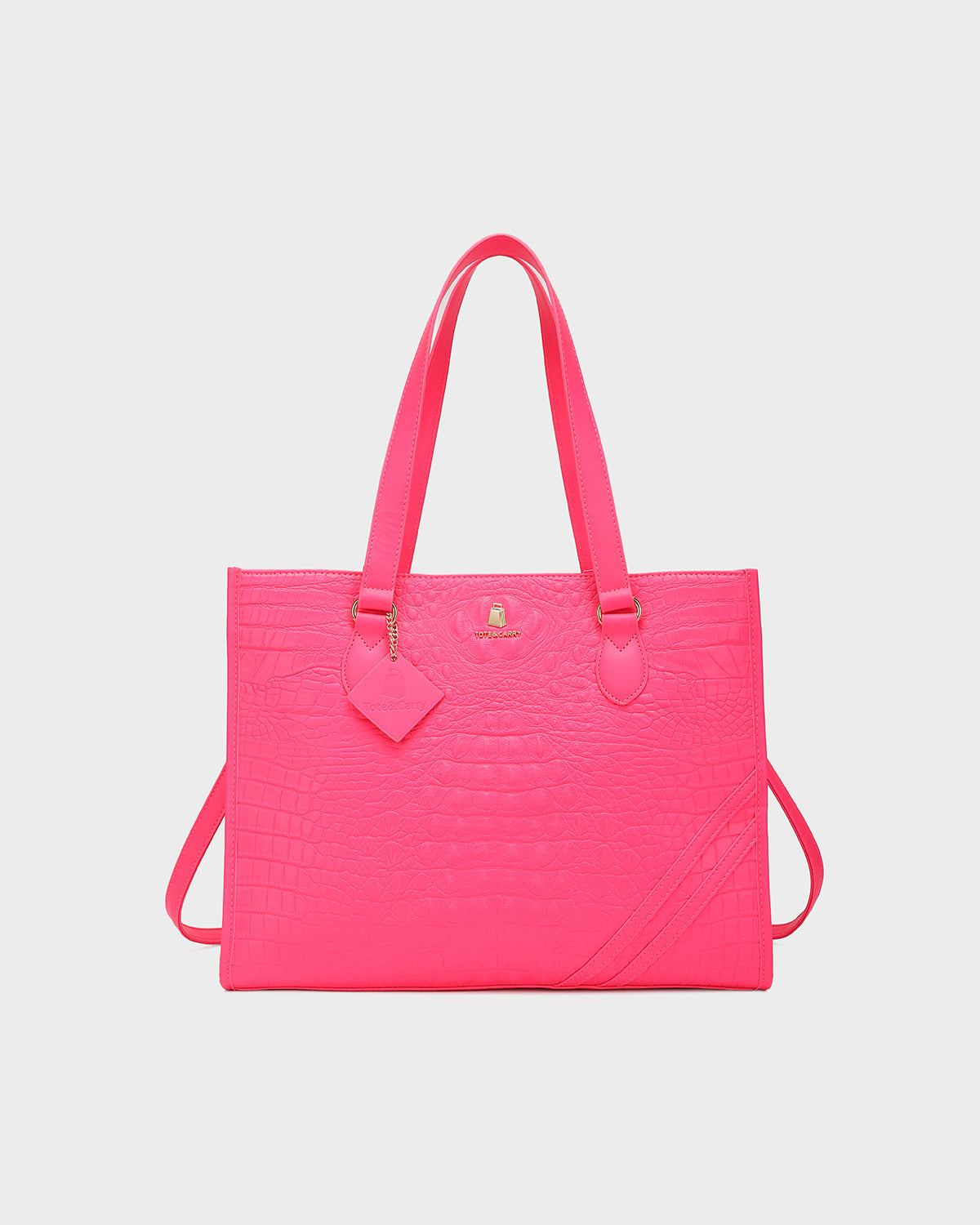 Statement City Bag in Neon Pink