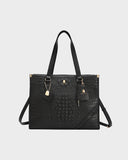 Statement City Tote Bag in Black