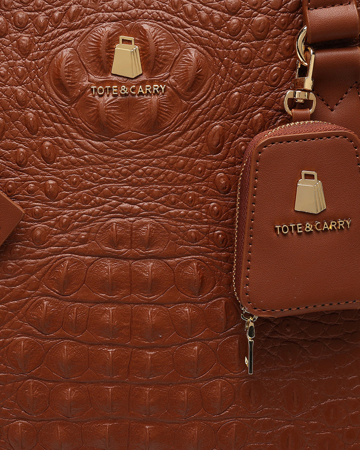 Apollo 2 Tote Bag in Caramel