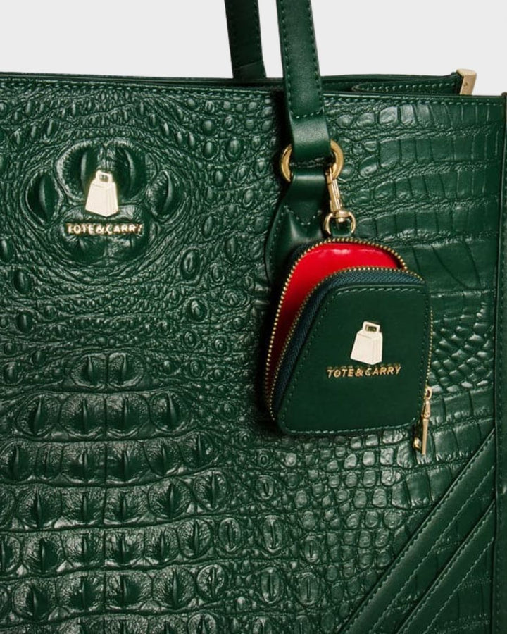 Apollo 2 Tote Bag in Emerald Green