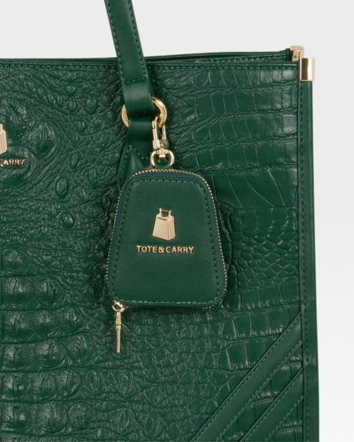 Apollo 2 Tote Bag in Emerald Green