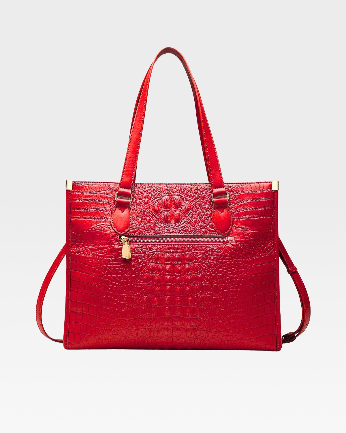 Statement City Tote Bag in Red