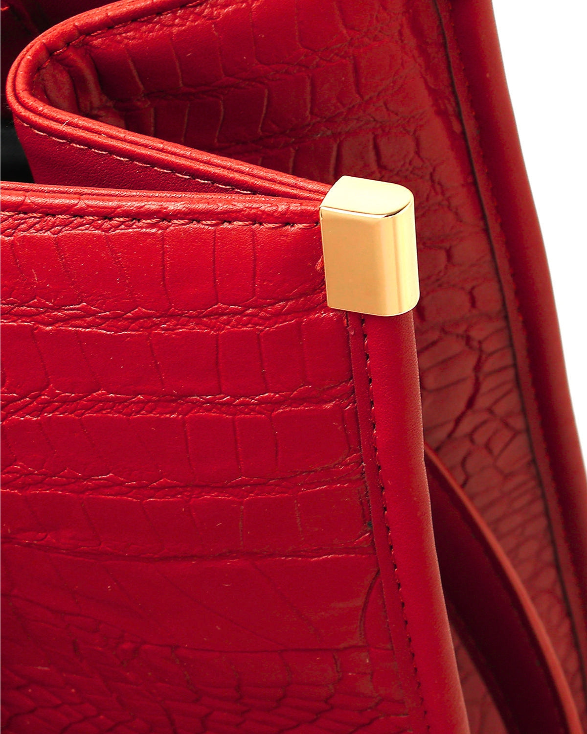 Statement City Tote Bag in Red
