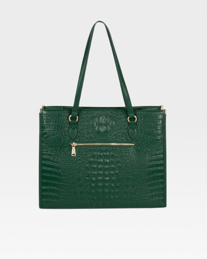 Apollo 2 Tote Bag in Emerald Green