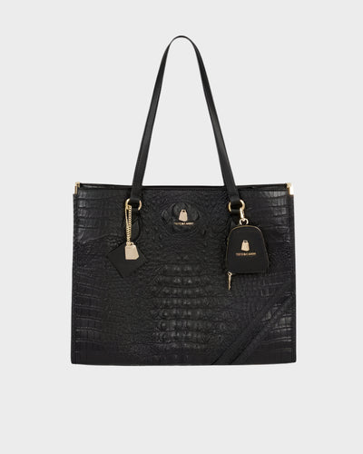 Apollo 2 Tote Bag in Black