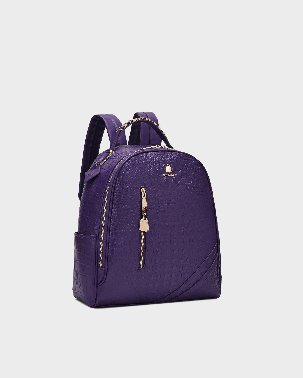 Statement Commuter Backpack in Purple – Tote&Carry