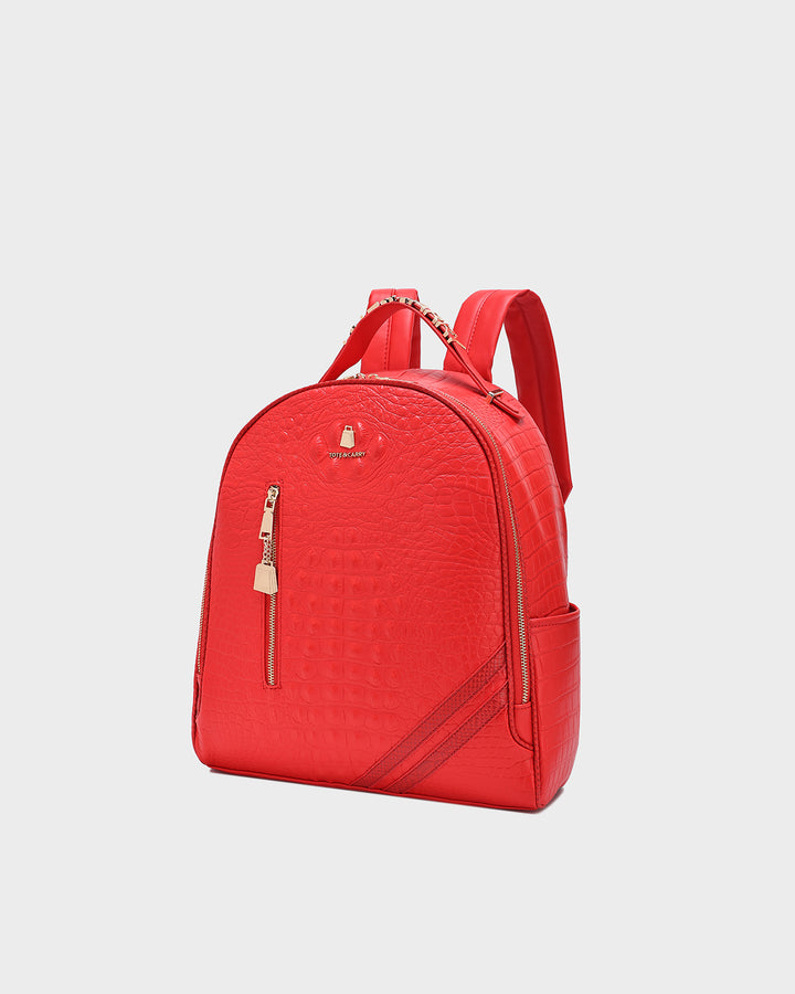 Statement Commuter Backpack in Red
