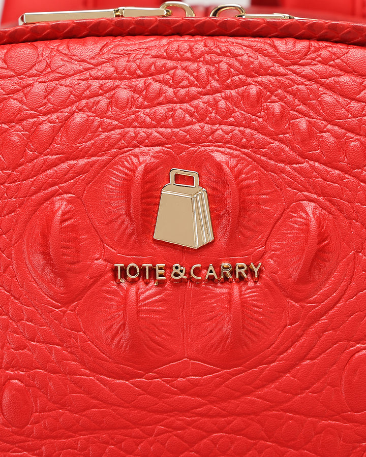 Statement Commuter Backpack in Red