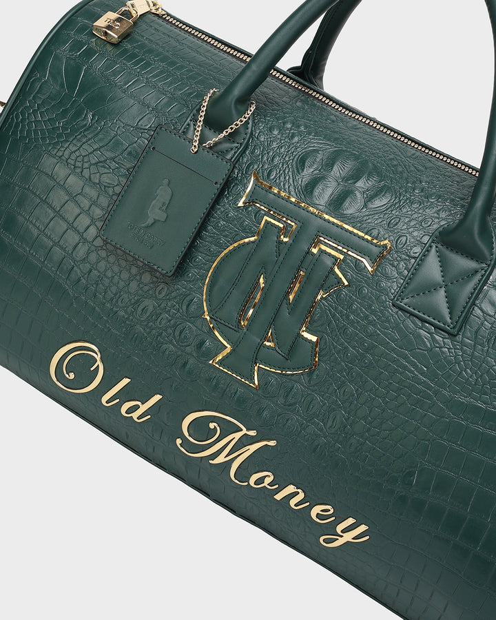 Statement Country Club Travel Set in Emerald Green