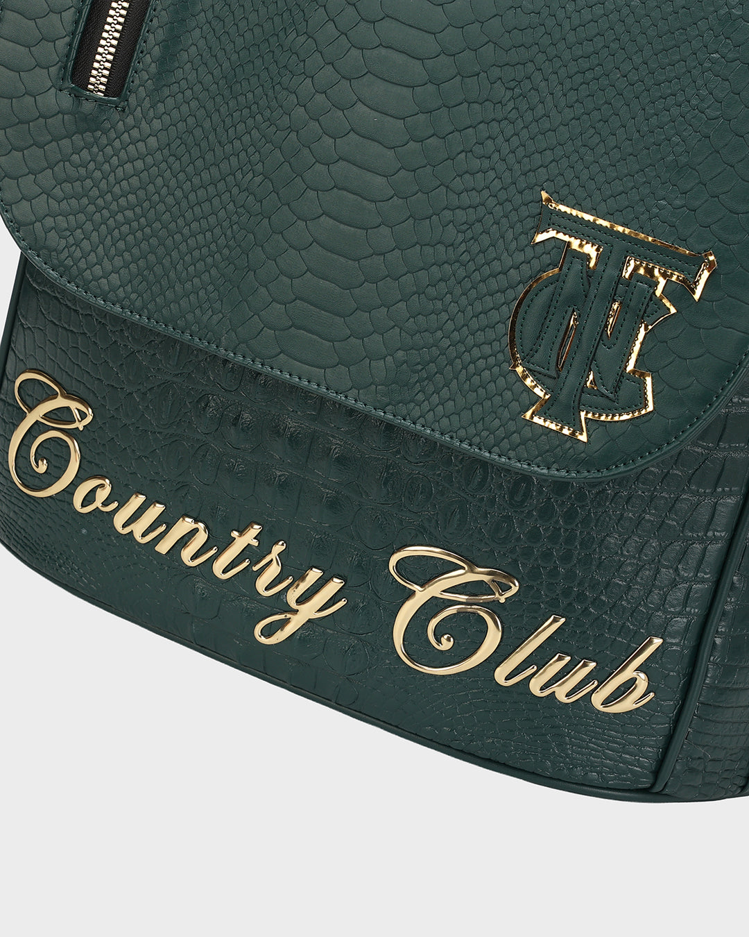 Statement Country Club Travel Set in Emerald Green