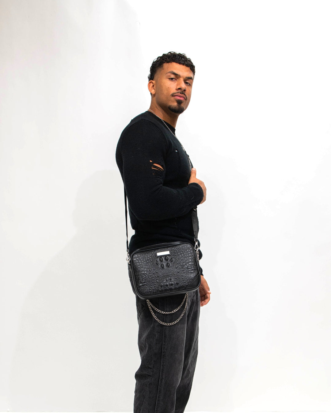 Apollo 2 Crossbody Set in Black