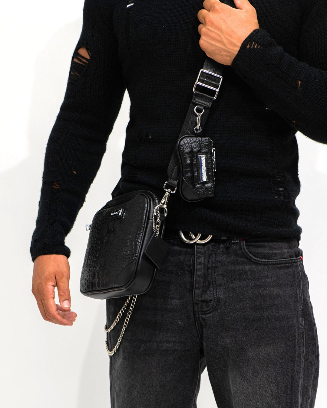 Apollo 2 Crossbody Set in Black