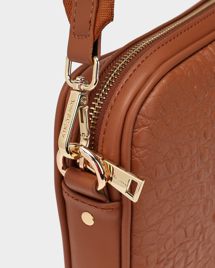 Apollo 2 Crossbody Set in Caramel Brown
