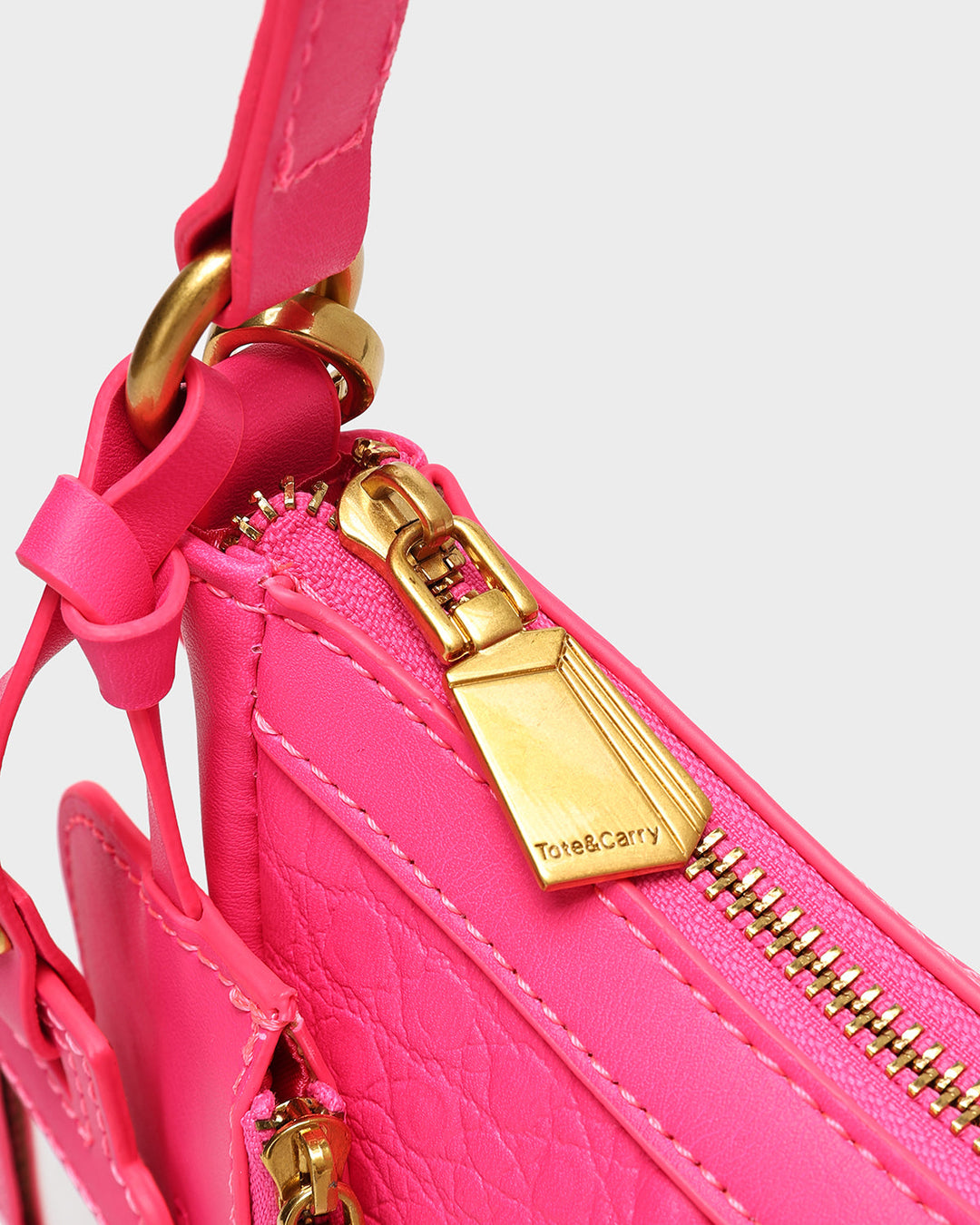 Cutie Shoulder Purse in Neon Pink