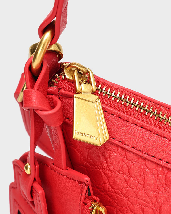 Cutie Shoulder Purse in Red