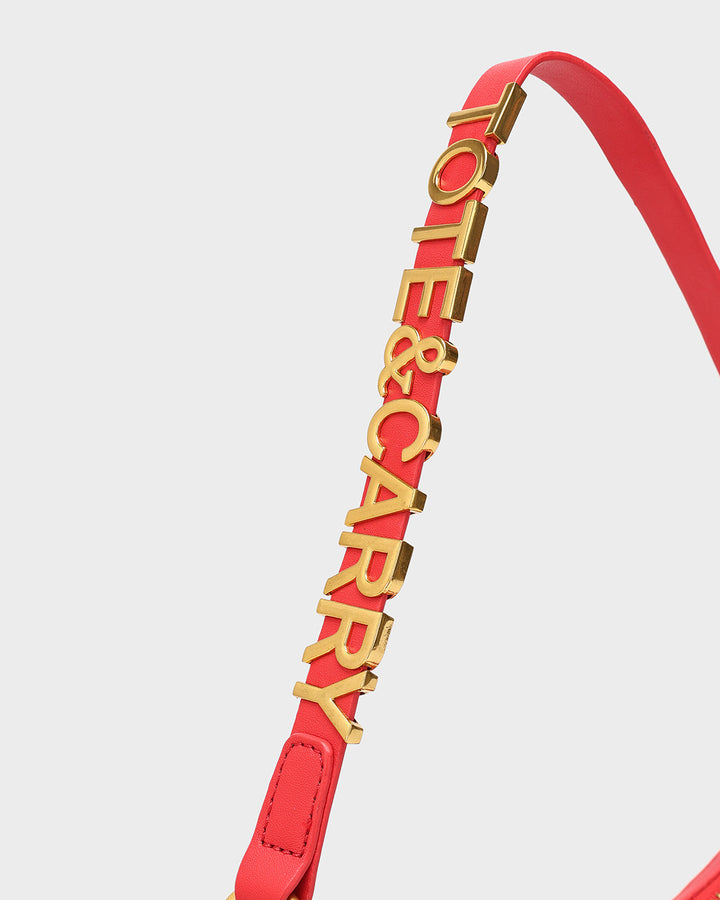 Cutie Shoulder Purse in Red