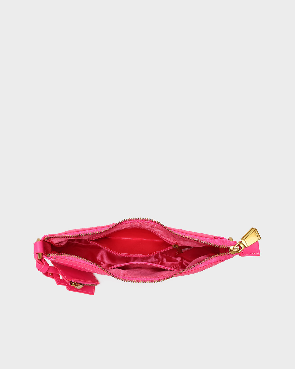 Cutie Shoulder Purse in Neon Pink