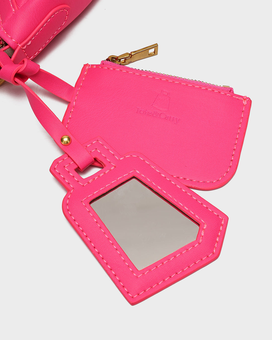 Cutie Shoulder Purse in Neon Pink