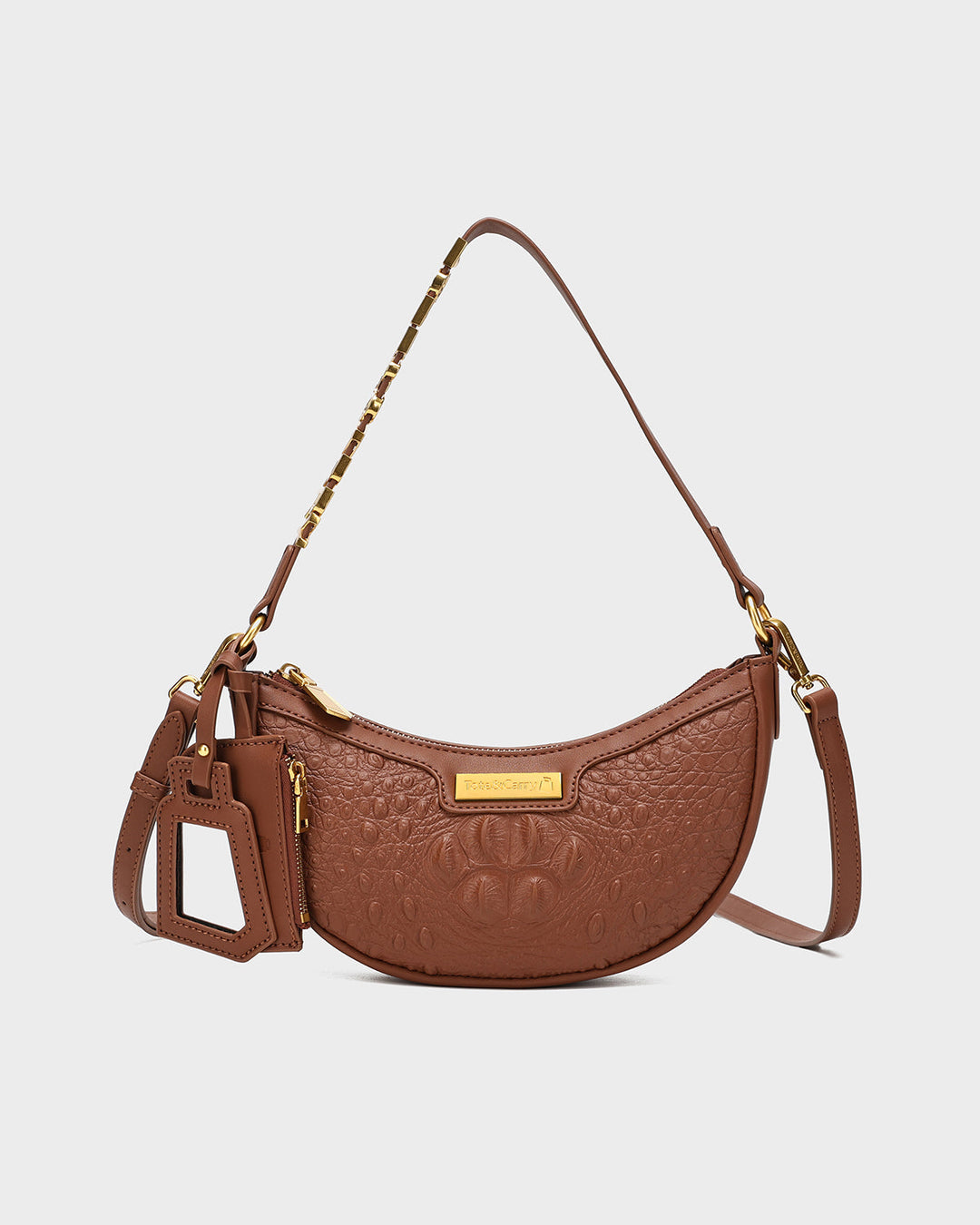 Cutie Shoulder Purse in Caramel