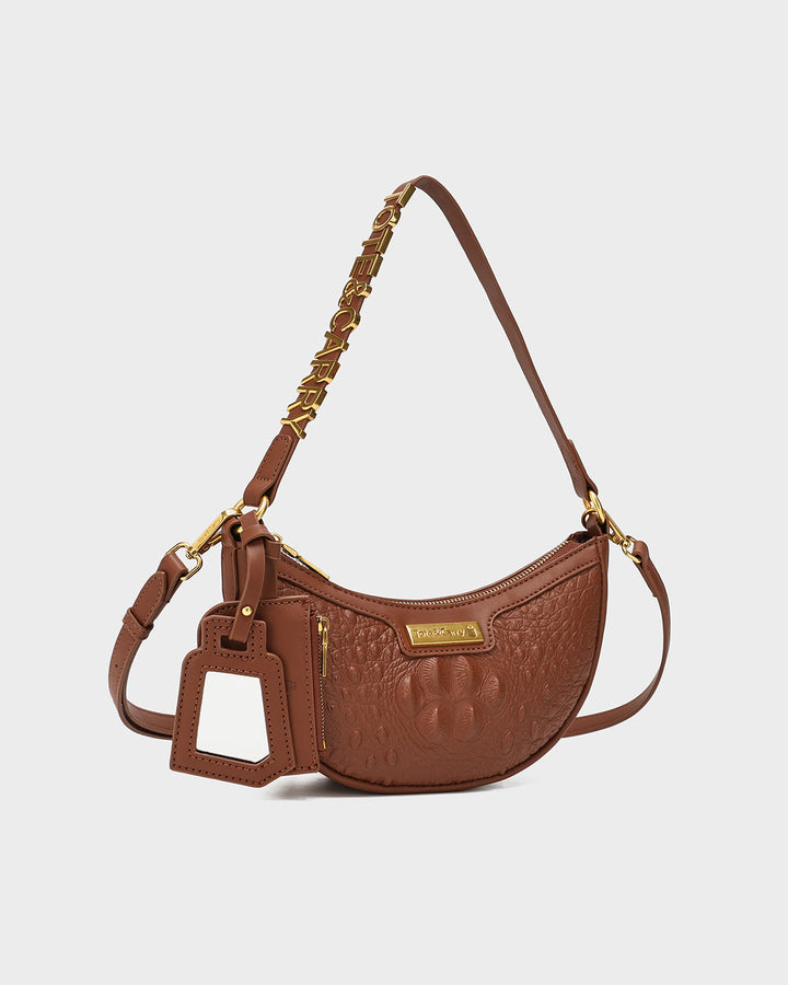 Cutie Shoulder Purse in Caramel