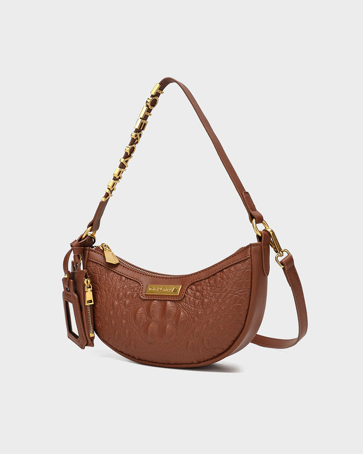 Cutie Shoulder Purse in Caramel