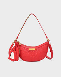 Statement Cutie Shoulder Purse in Red