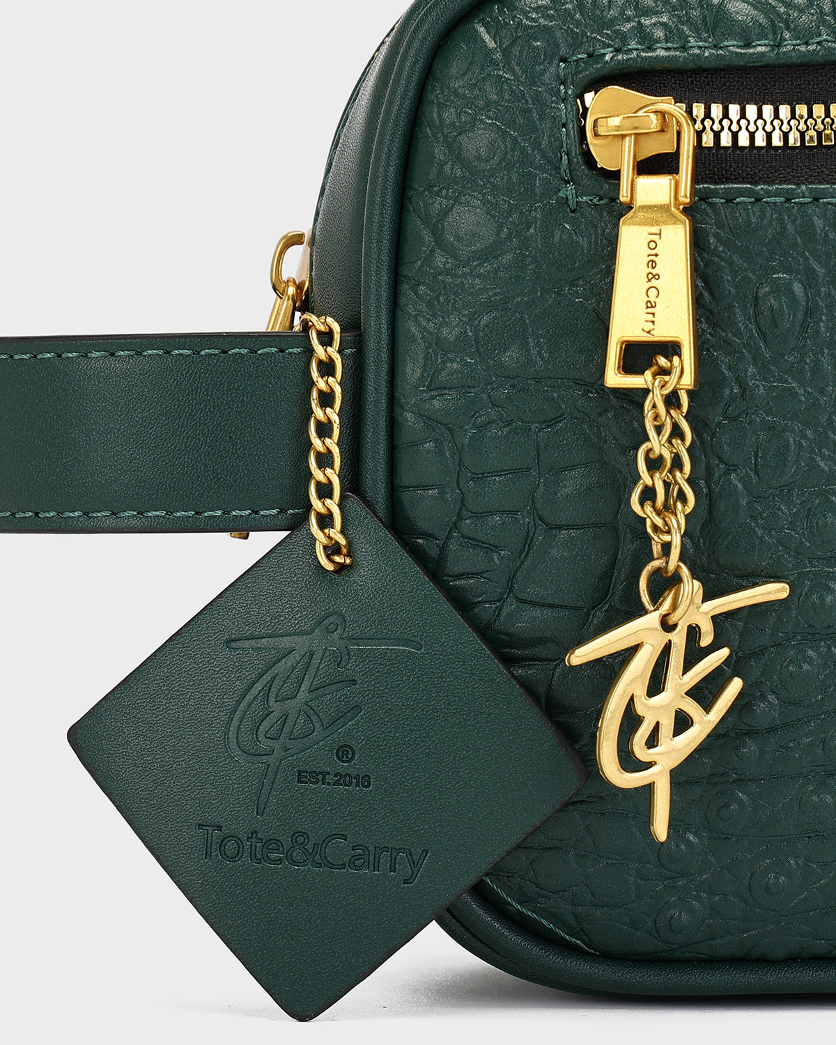 Statement Essential Toiletry Bag in Emerald Green V2