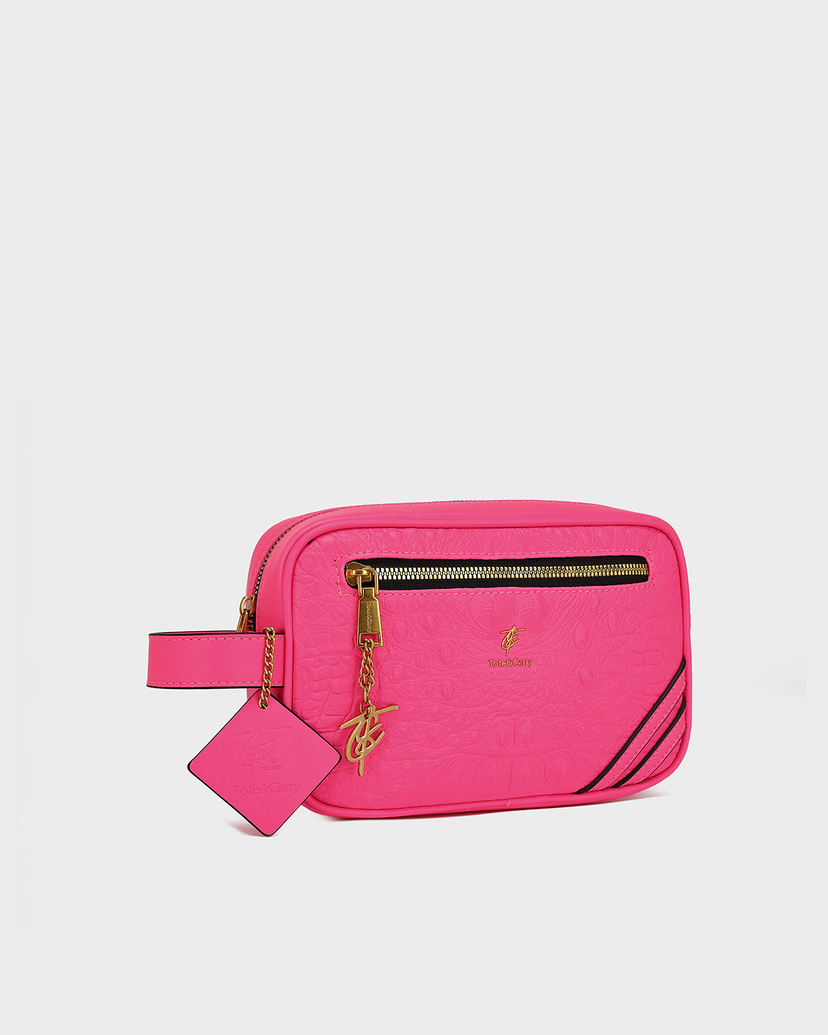 Statement Essential Toiletry Bag in Neon Pink V2