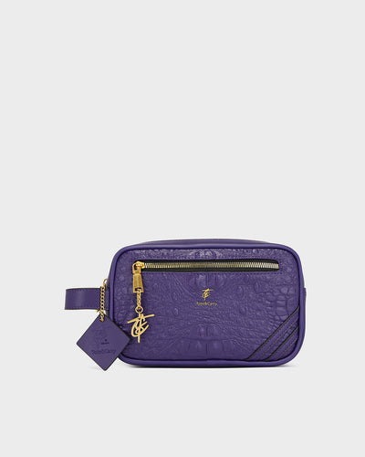 Statement Essential Toiletry Bag in Purple V2