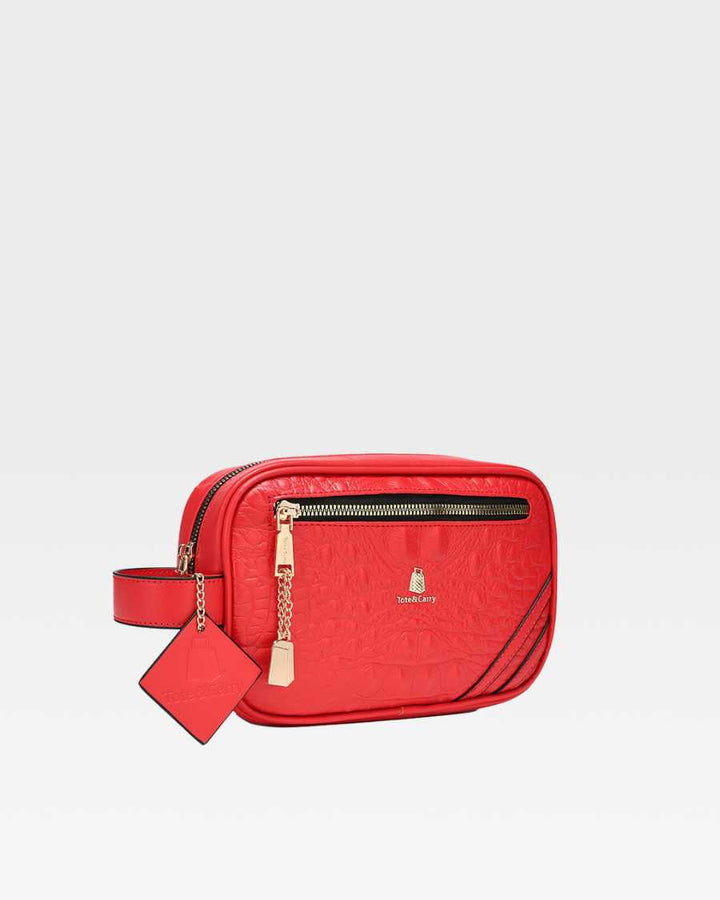 Apollo 2 Toiletry Bag in Red