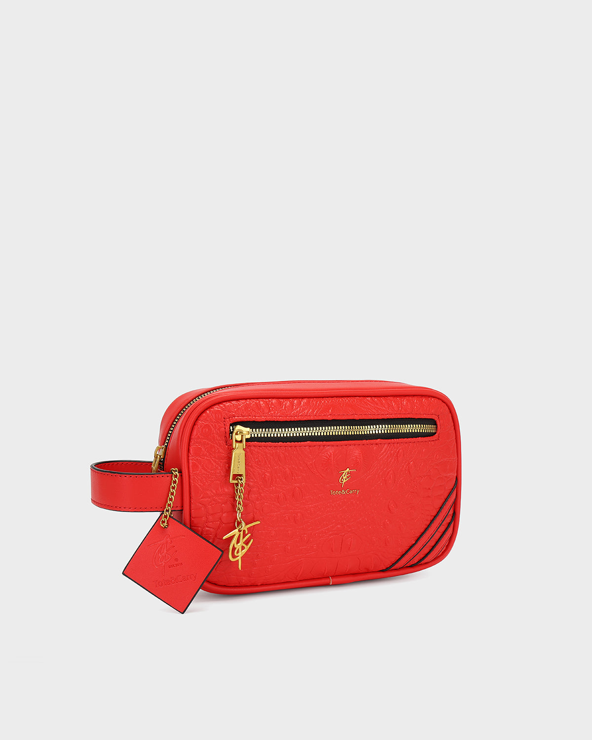 Statement Essential Toiletry Bag in Red