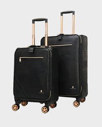 Statement 2-Piece Luggage Set in Black