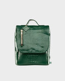 Statement Weekender Backpack in Emerald Green