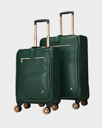 Statement 2-Piece Luggage Set in Emerald