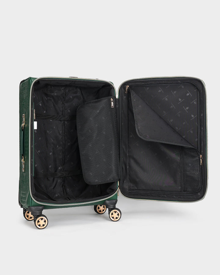 Apollo 2 Suitcase 2 Piece Set in Emerald Green