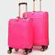 Statement 2-Piece Luggage Set in Neon Pink