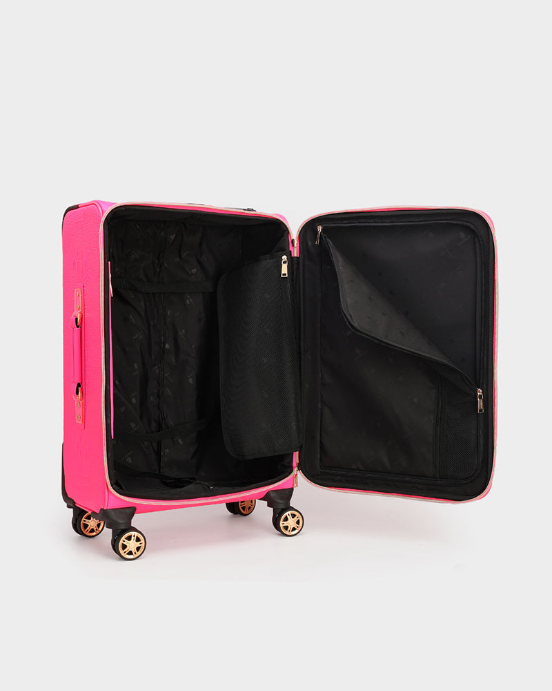 Apollo 2 Suitcase 2 Piece Set in Neon Pink