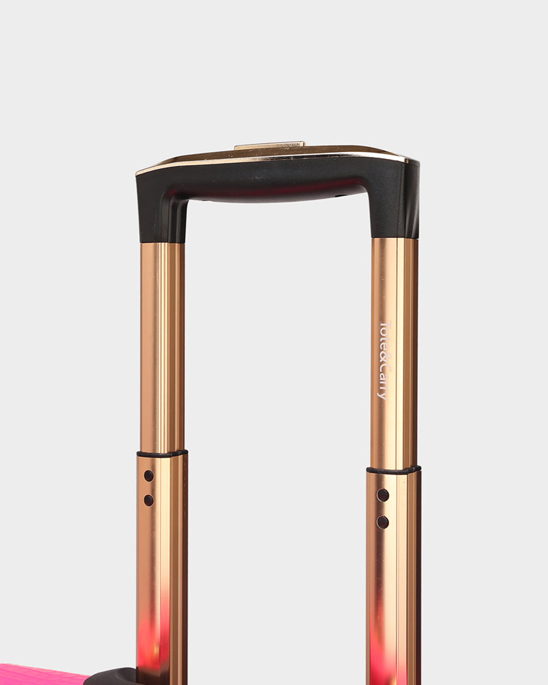 Apollo 2 Suitcase 2 Piece Set in Neon Pink