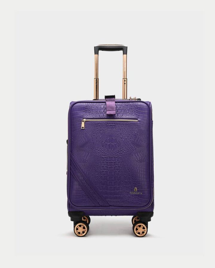 Apollo 2 Suitcase 2 Piece Set in Purple
