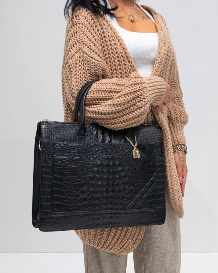 Apollo 2 Laptop Bag in Black