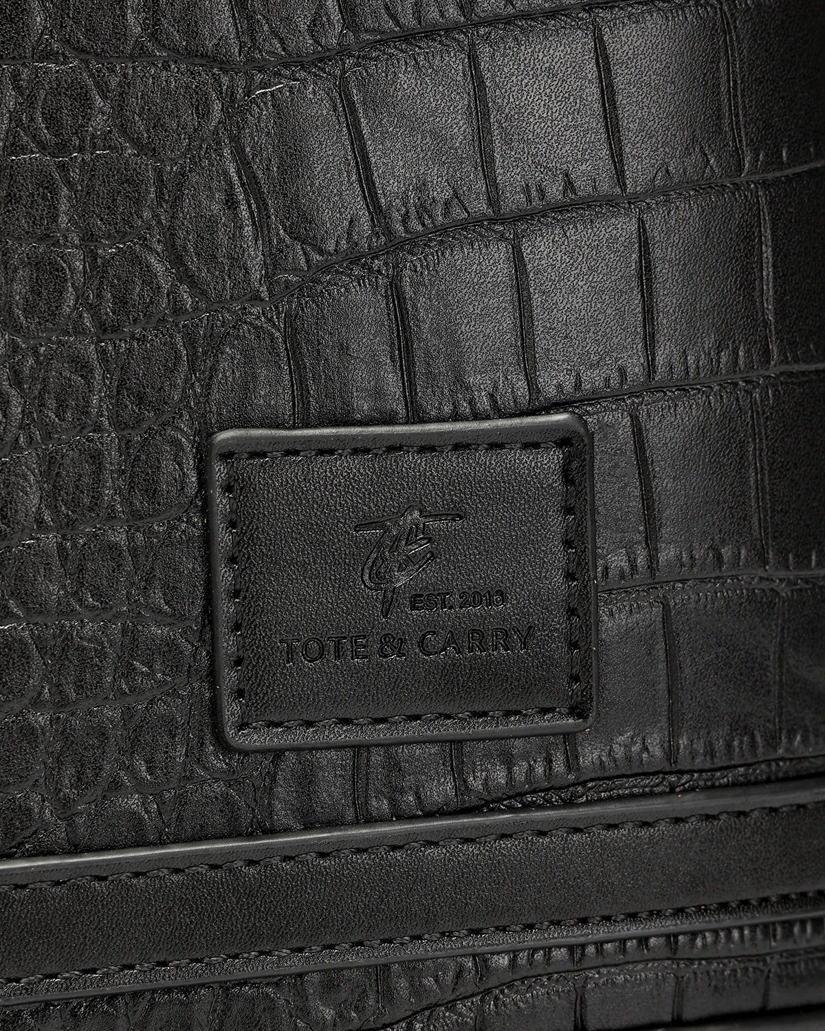 Statement Jetsetter Laptop Bag in Black