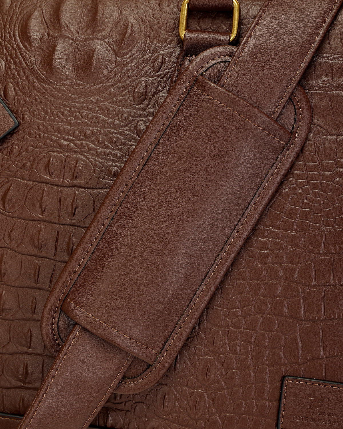 Statement Jetsetter Laptop Bag in Brown